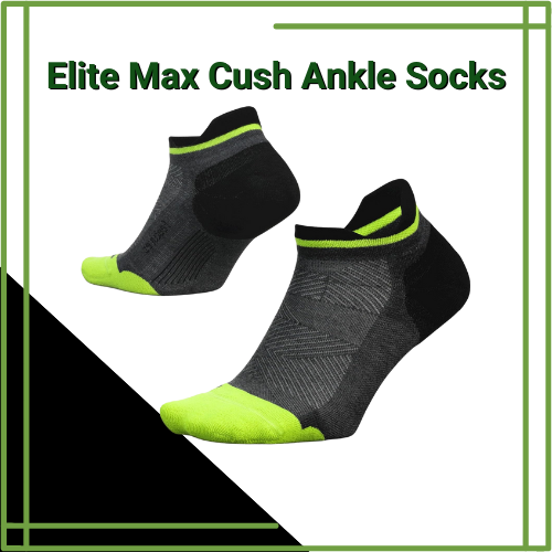 Elite Max Cushion Sport Ankle Socks With Compression