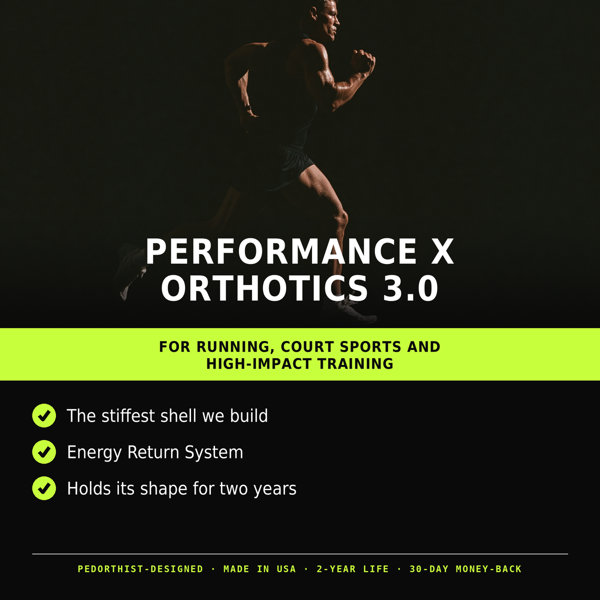 Men's Performance X Orthotics