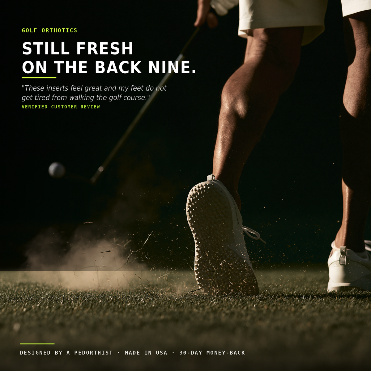 Men's Golf Orthotics